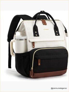 15.6 Inch Laptop Backpack, Waterproof Work Business Backpack Large Capacity